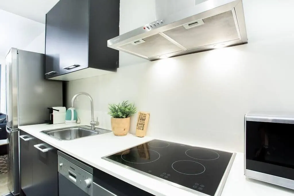 Apartmán Bright And Modern 3Bedroom In Las Ramblas 3 1B Barcelona